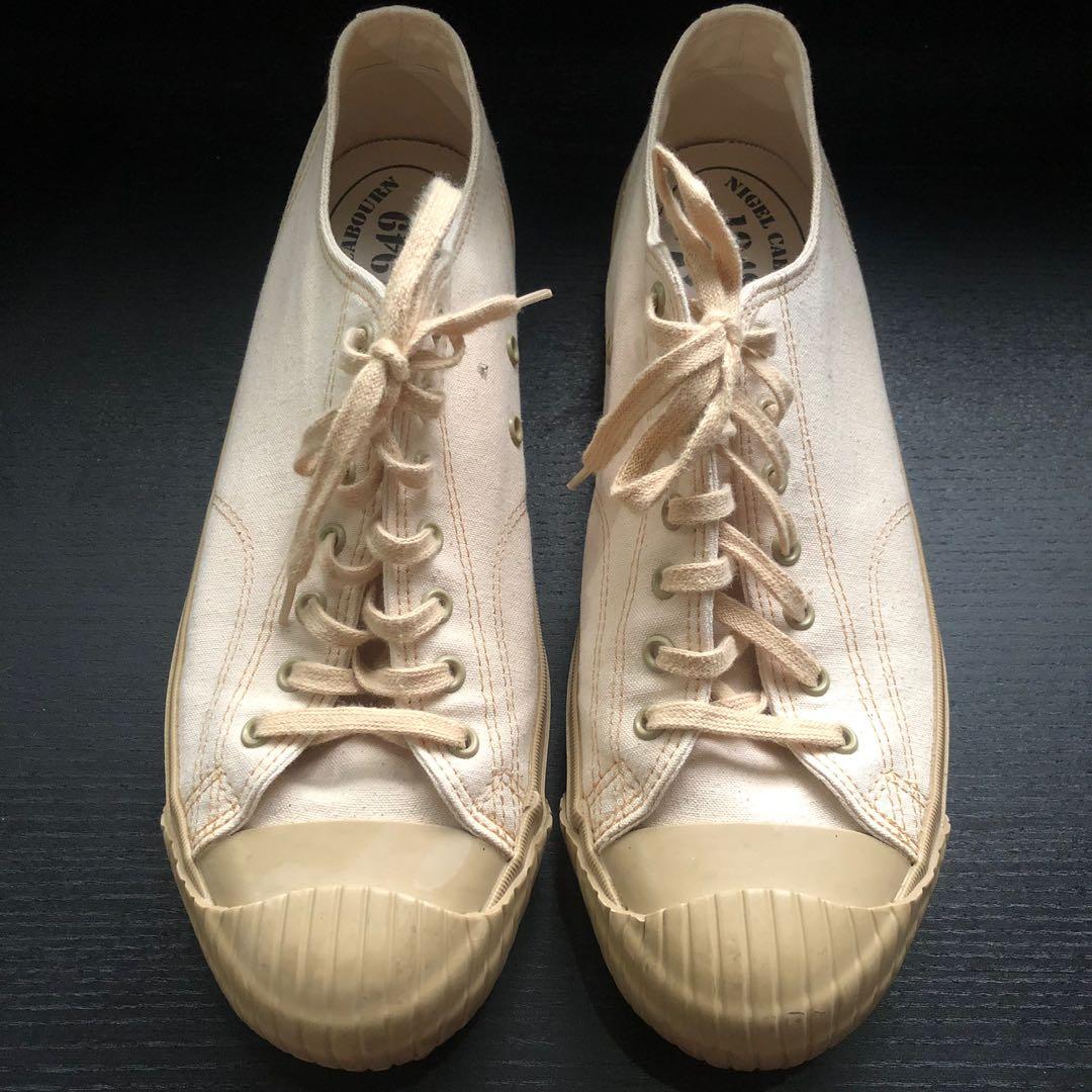 Nigel Cabourn WW2 military sneakers, Men's Footwear, Sneakers Carousell