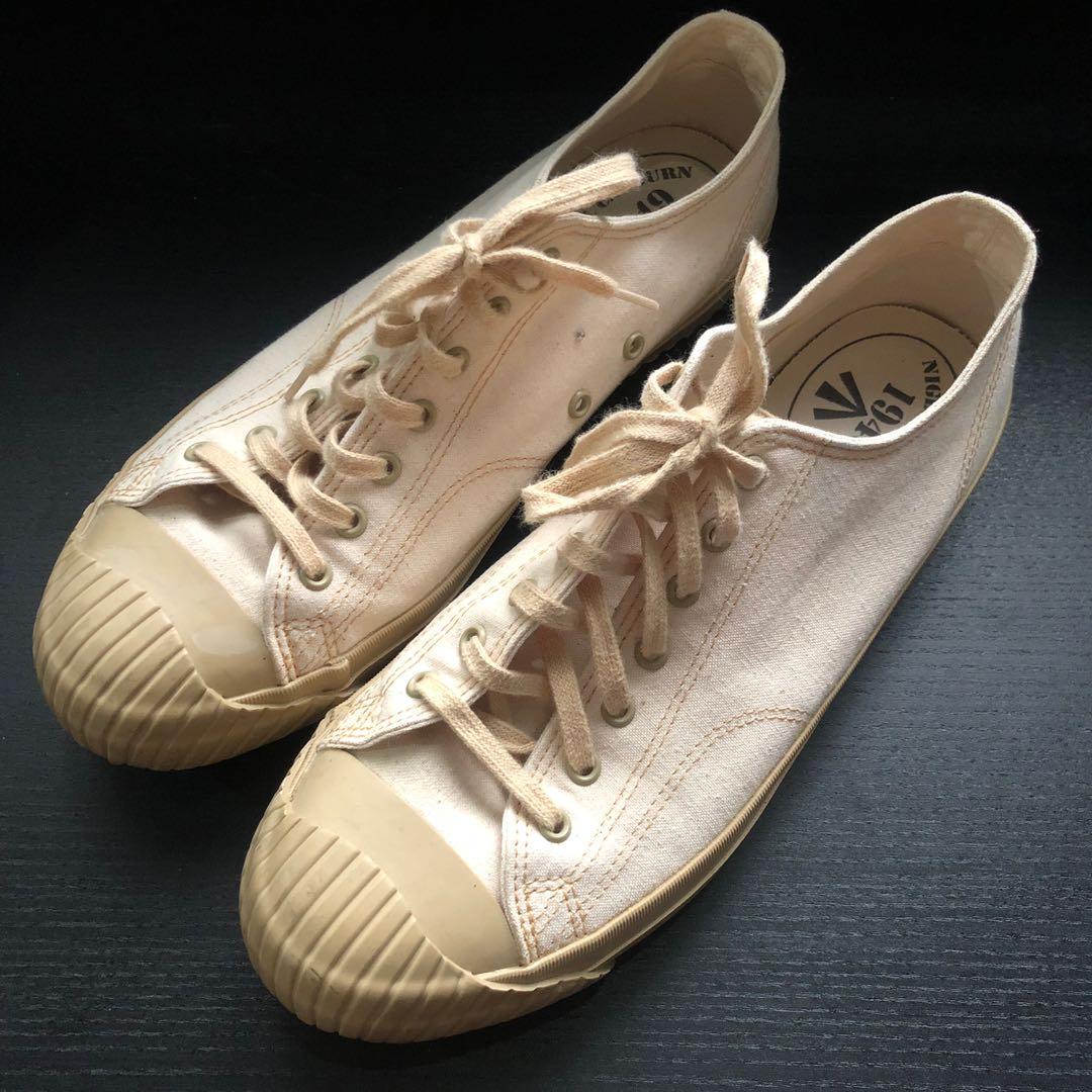 Nigel Cabourn WW2 military sneakers, Men's Footwear, Sneakers Carousell