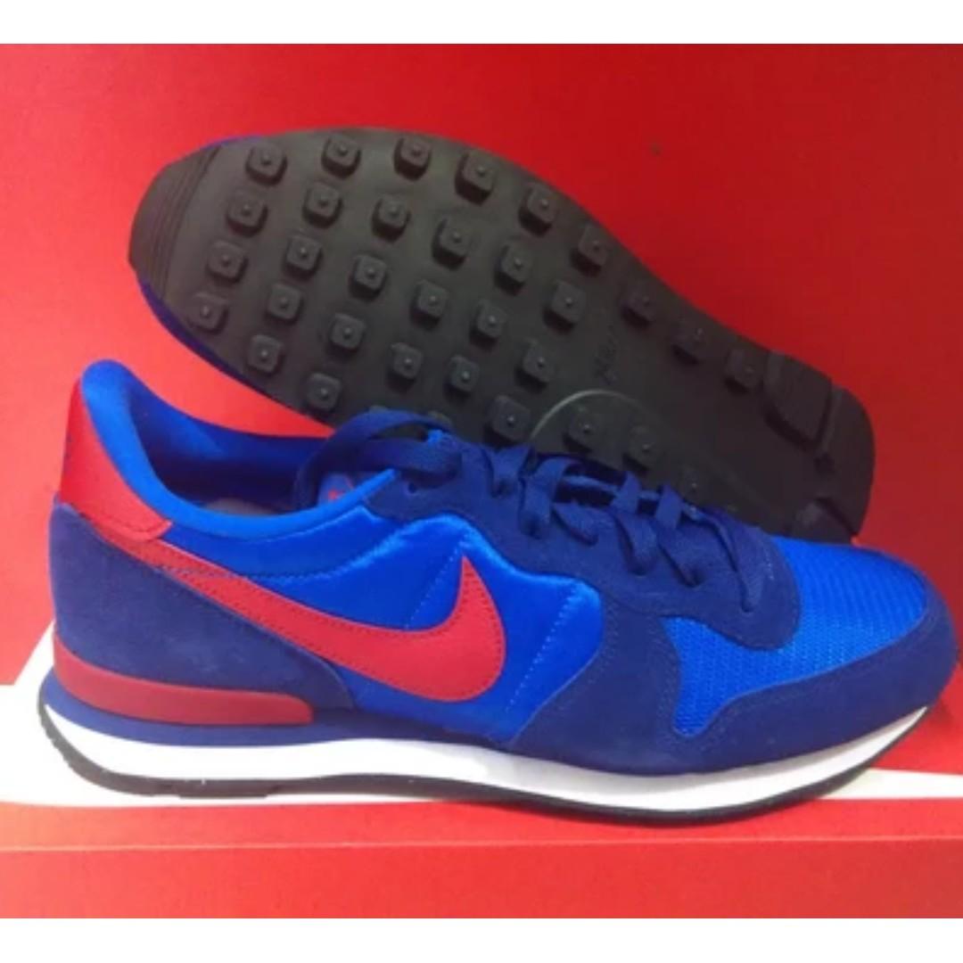 Disipación Ya para jugar Nike Internationalist Blue Red Cakep, Fesyen Pria, Sepatu , Sneakers di  Carousell