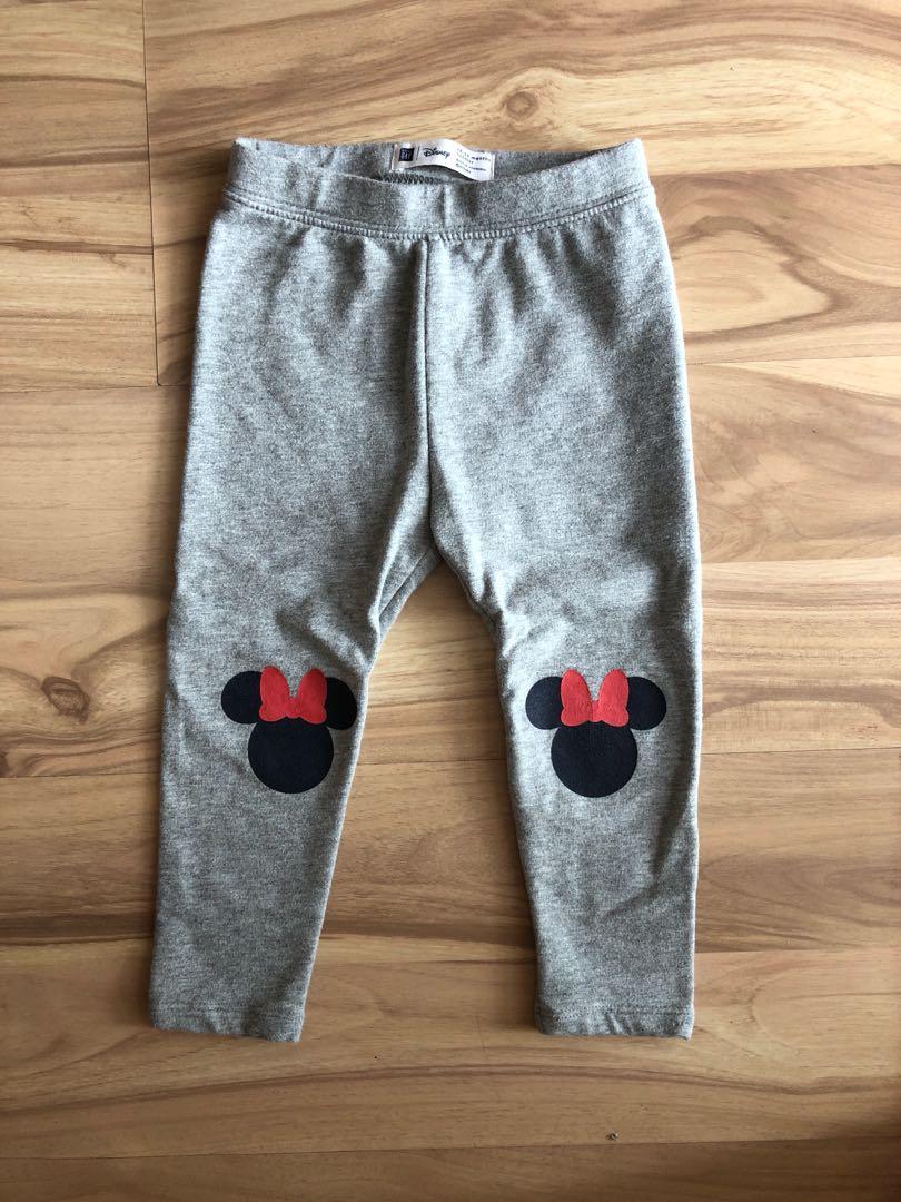Preloved GAP Minnie Mouse leggings, Babies u0026 Kids, Babies u0026 Kids Fashion on  Carousell