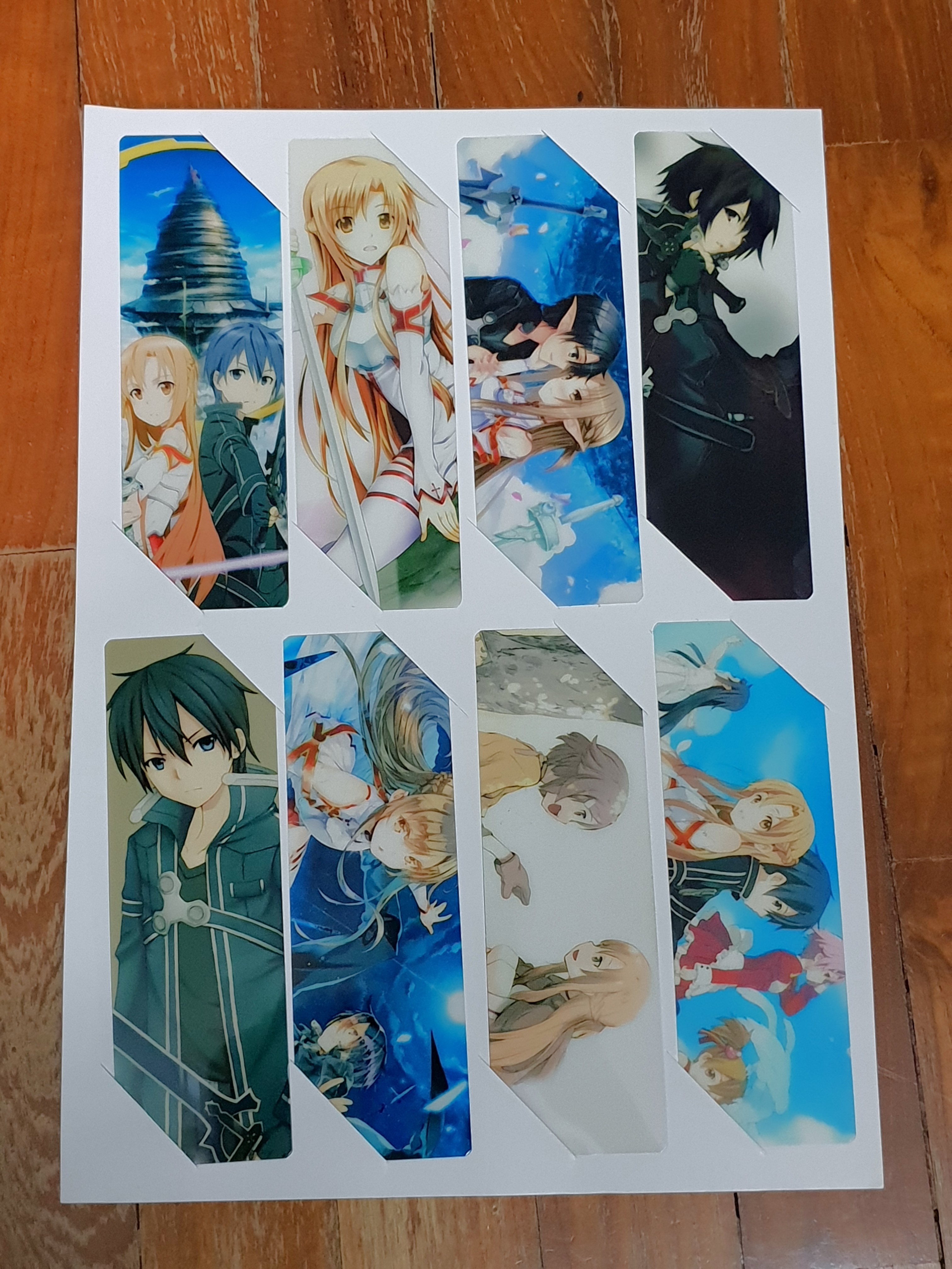 Sao Anime Bookmark Books Stationery Stationery On Carousell