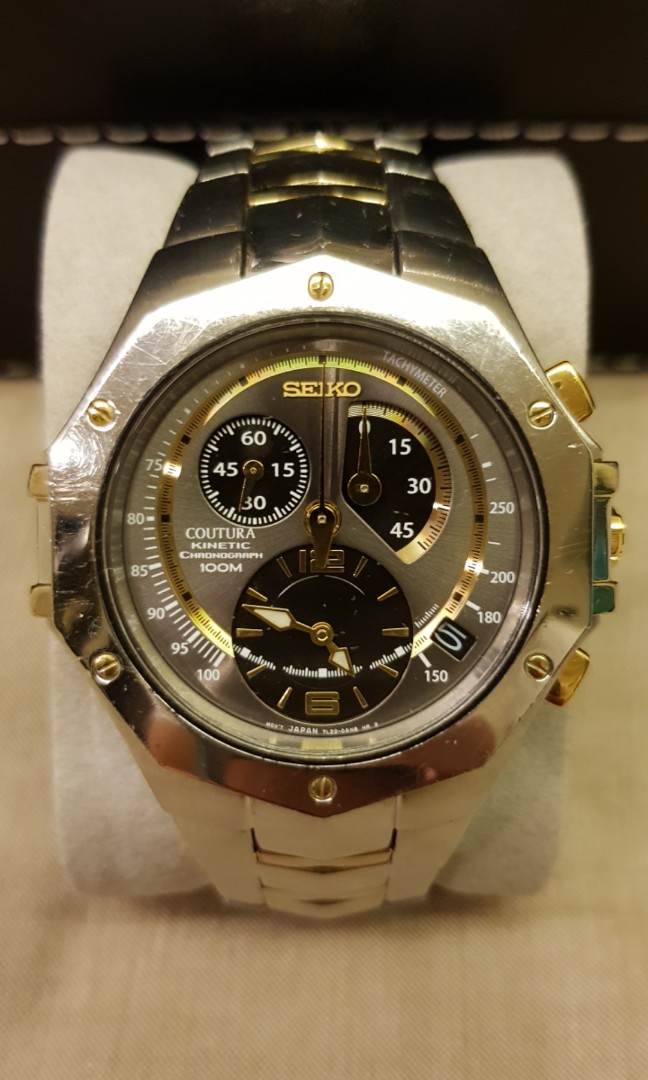 Seiko Coutura Kinetic Chronograph, Men's Fashion, Watches & Accessories,  Watches on Carousell