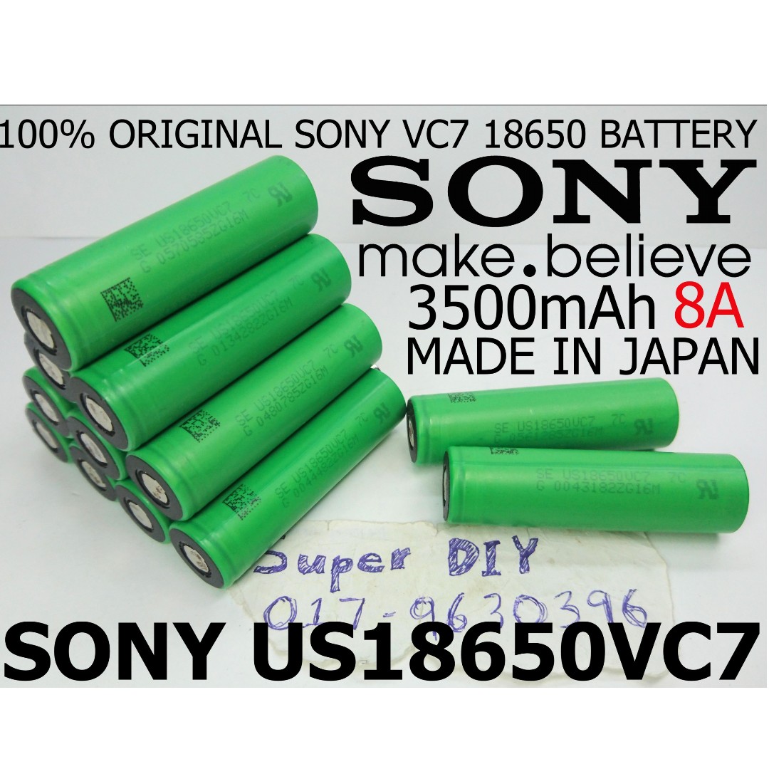 Sony 18650 US18650 VC7 3.7V 3500mAh Rechargeable High