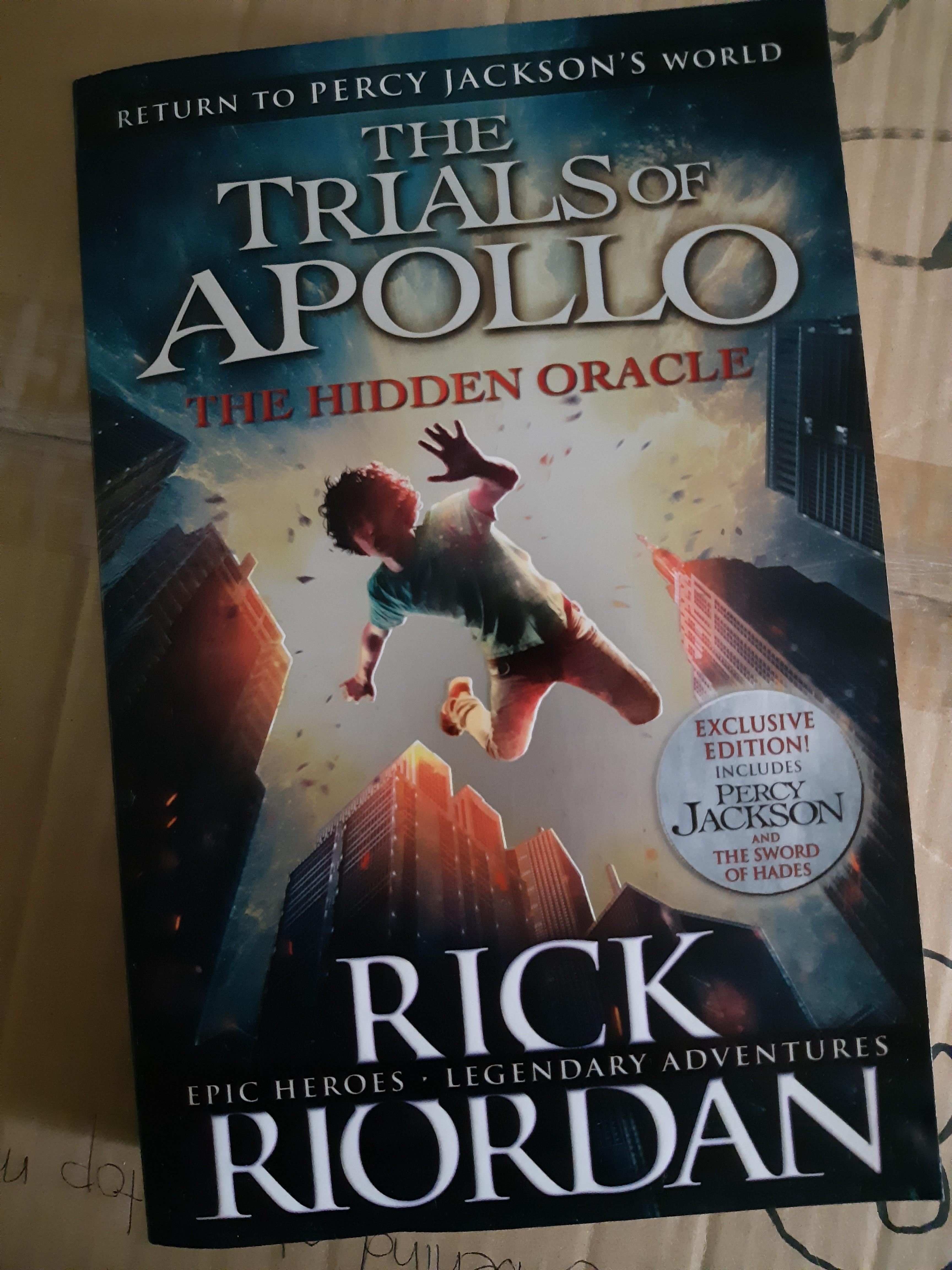 The Trials Of Apollo The Hidden Oracle By Rick Riordan Books Stationery Fiction On Carousell
