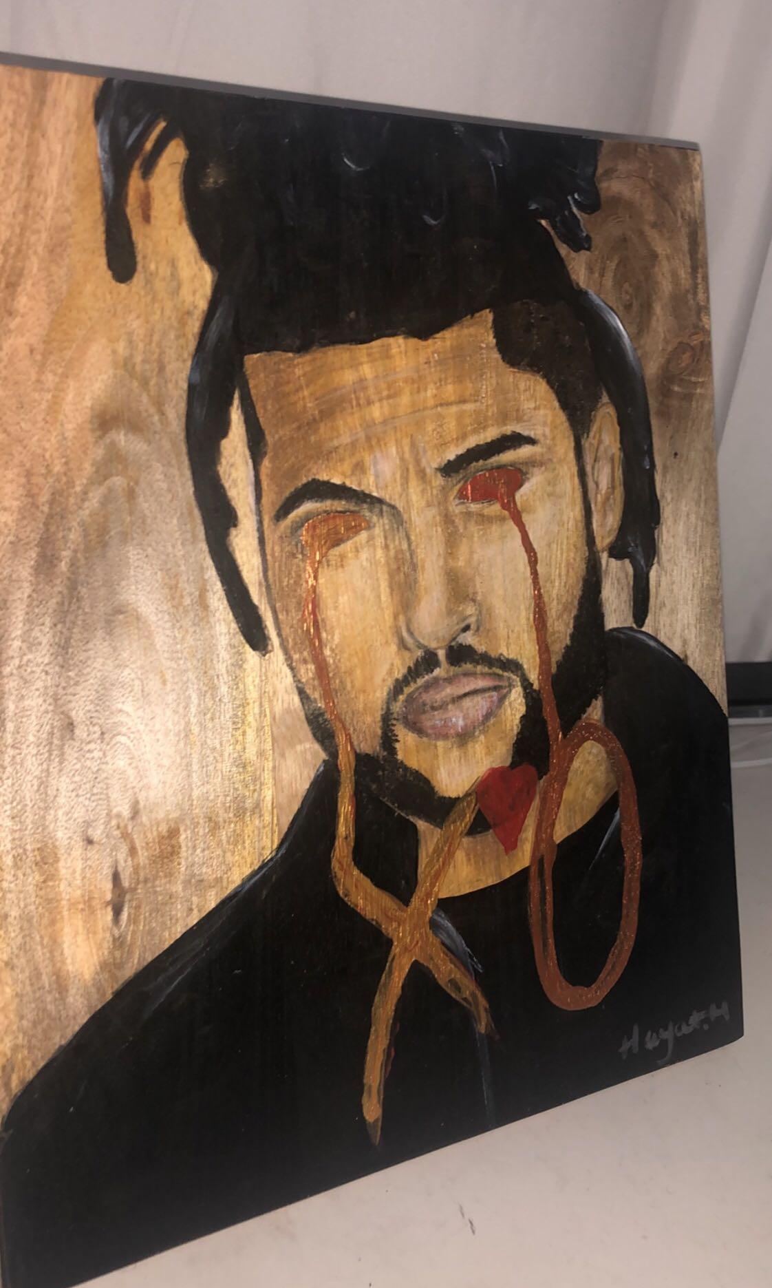 The Weeknd Xo Painting Design Craft Artworks On Carousell