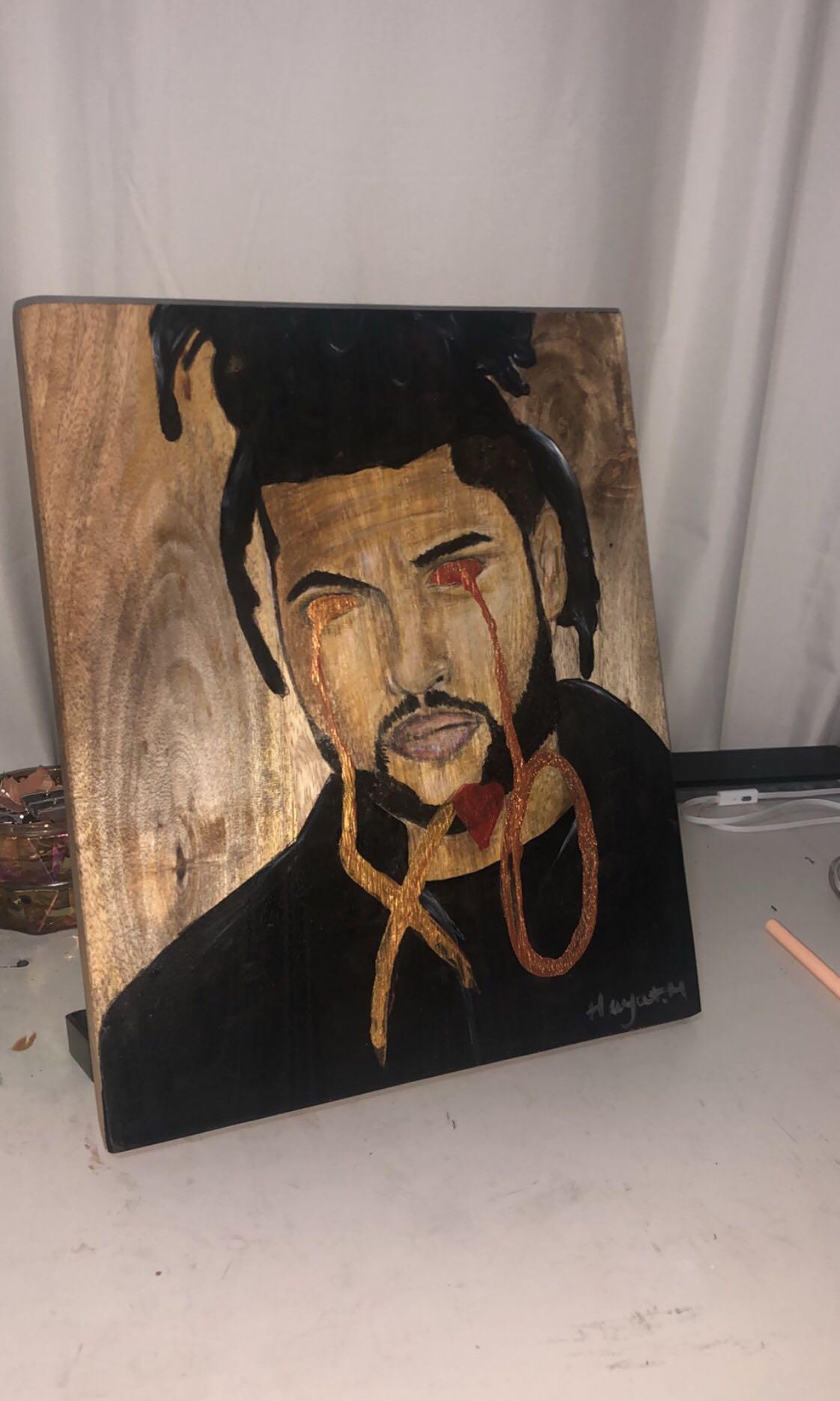 The Weeknd Xo Painting Design Craft Artworks On Carousell
