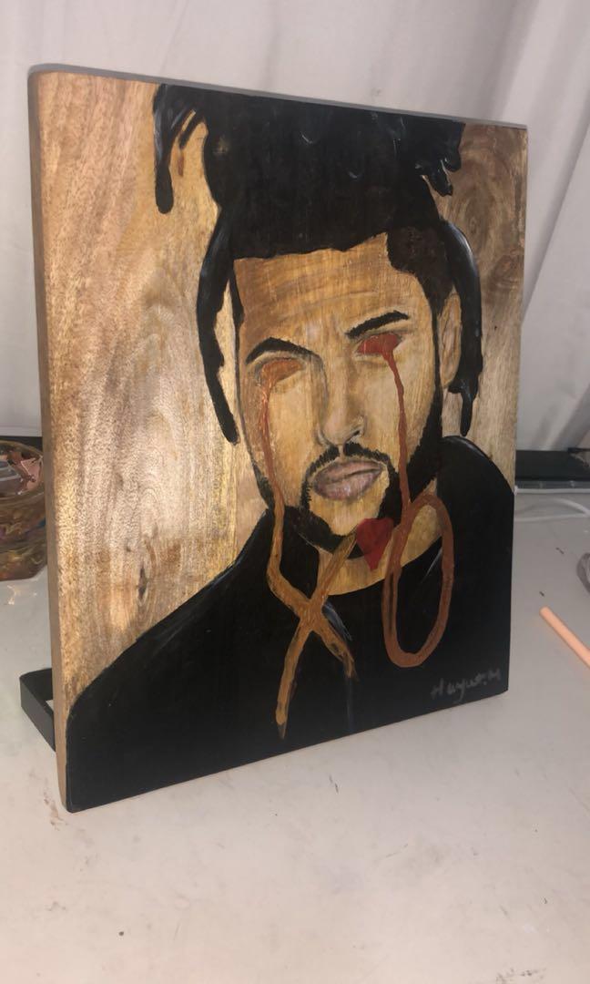 The Weeknd Xo Painting Design Craft Artworks On Carousell