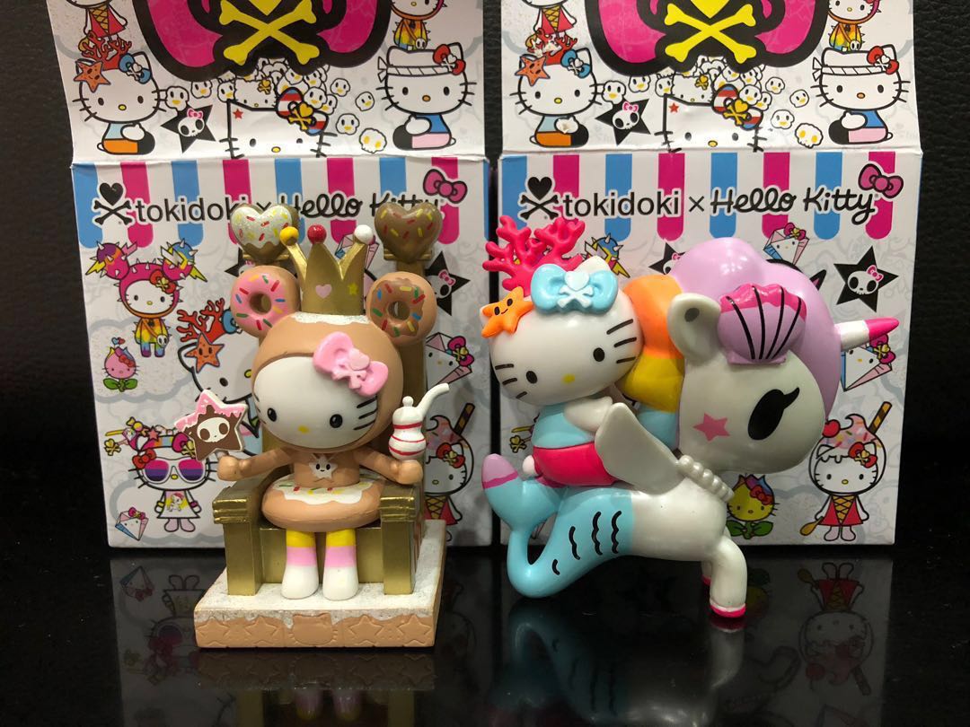 Tokidoki X Hello Kitty Series 2 Queen Donutella And Mermicorno Pair Tokidoki Hello Kitty