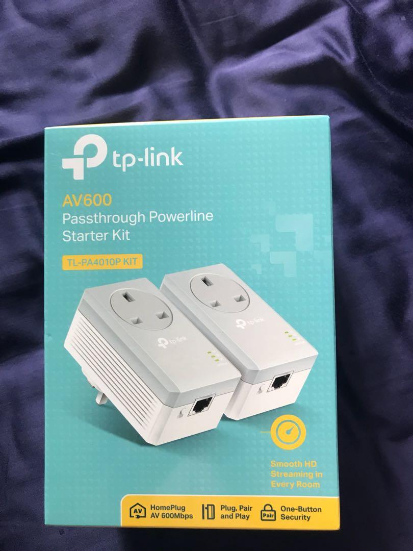 Tplink Power line adaptor, Computers & Tech, Parts & Accessories