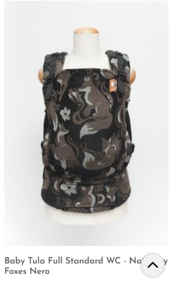 Tula Natibaby foxes nero full standard wc, Babies & Kids, Going Out