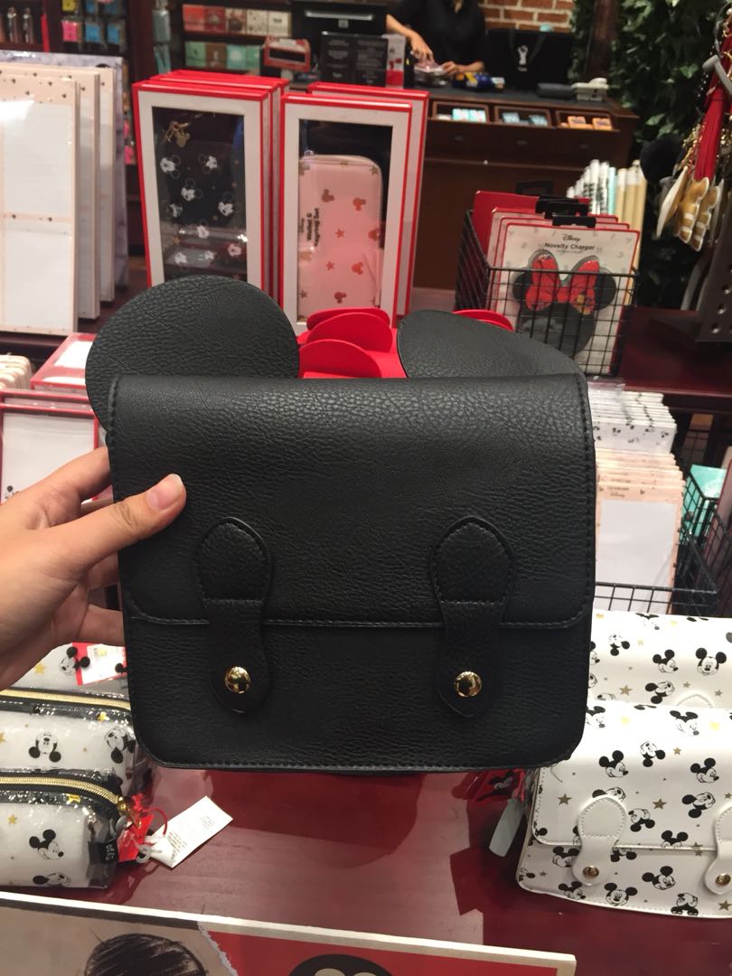 Typo Mickey Mouse Shoulder Bag Fesyen Wanita Tas Dompet Di