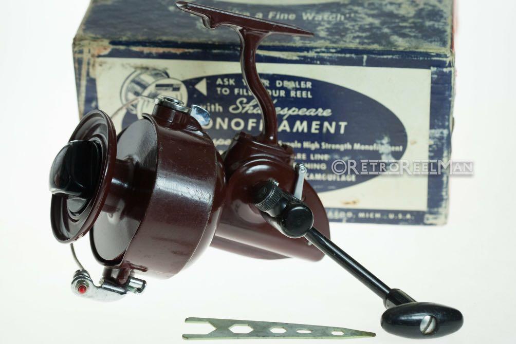 Vintage 1960’s Shakespeare No.2091 Model EE Heavy Fishing Reel Made in USA
