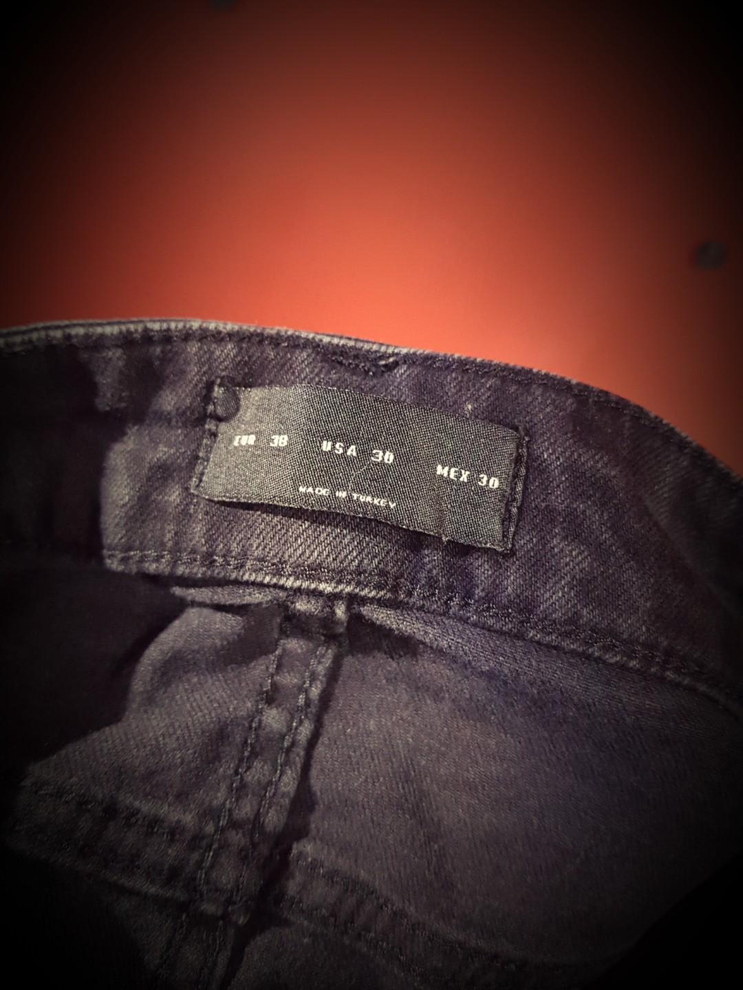Zara biker jeans with zips 2025