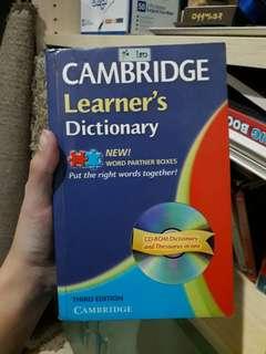 Cambridige Learner Dictionary [Preloved Books]