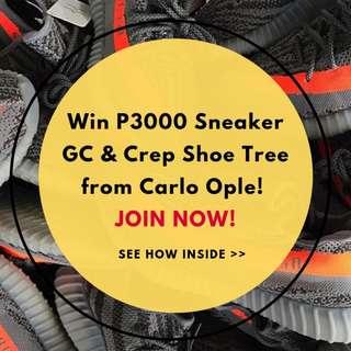 Join Carlo Ople's Giveaway!