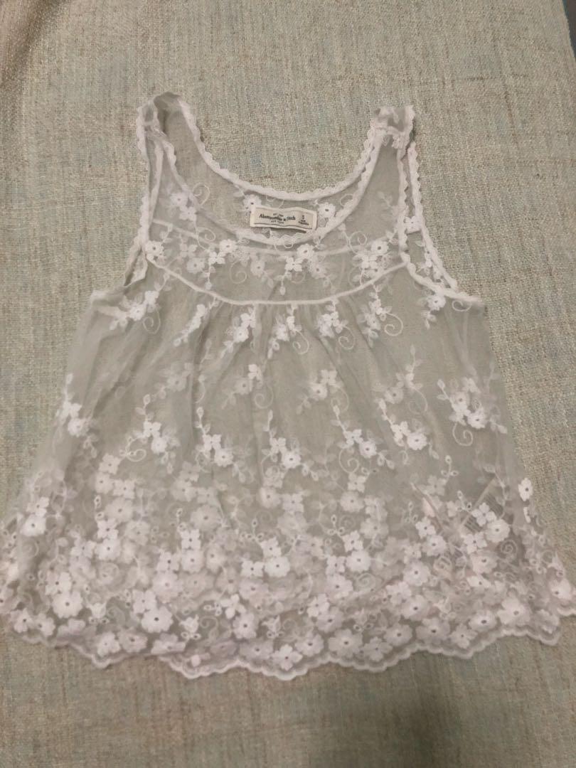 abercrombie and fitch lace top