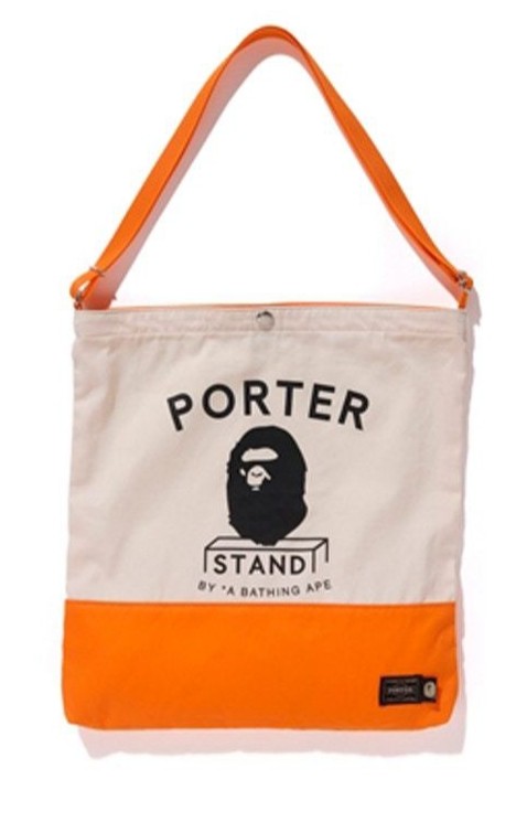 Bape X Porter Stand Tote Bag Limited Edition Men S Fashion Bags Wallets Sling Bags On Carousell