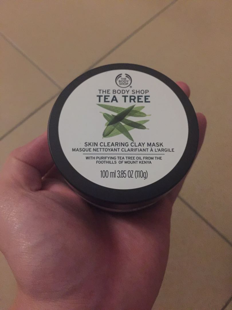 Body Shop Tea Tree Clay Mask 100ml, Beauty & Personal Care, Bath & Body
