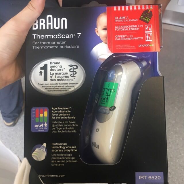 Braun Thermoscan 7 Ear Thermometer Irt65 Health Beauty Bath Body On Carousell
