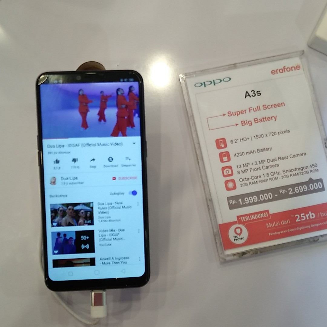 Cicilan Tanpa Kartu Kredit Hp Oppo A3s Telepon Seluler Tablet Lainnya Di Carousell