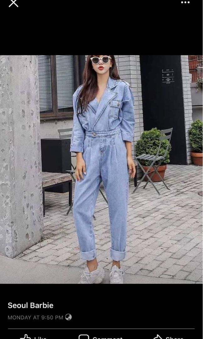 kaia denim jumpsuit