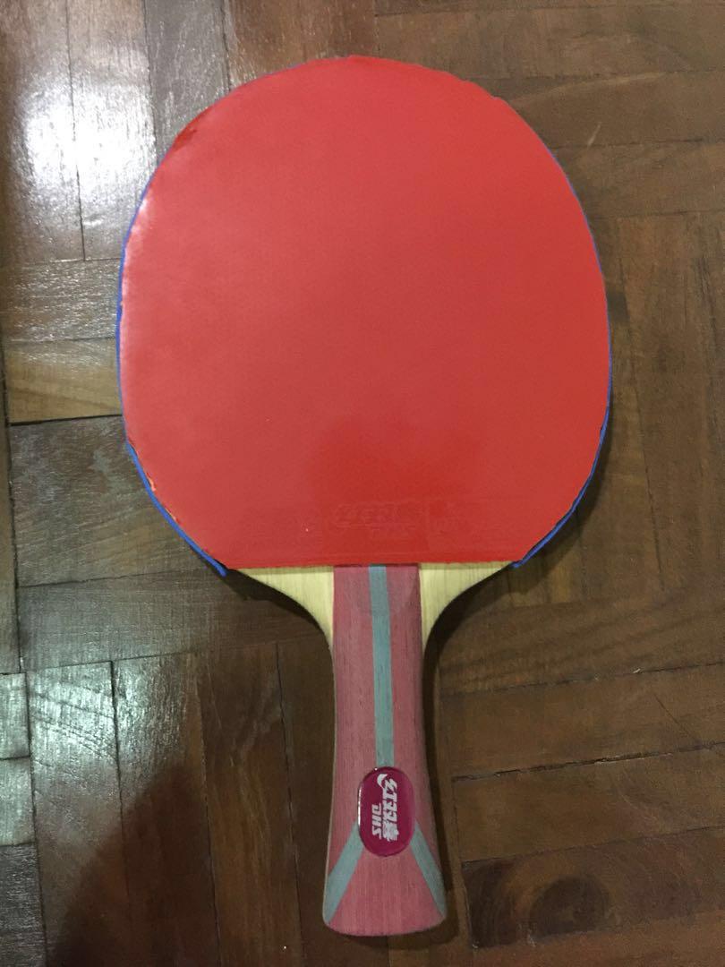 Dhs Fang Bo 2 Custom Racket Sports Sports Games Equipment On Carousell