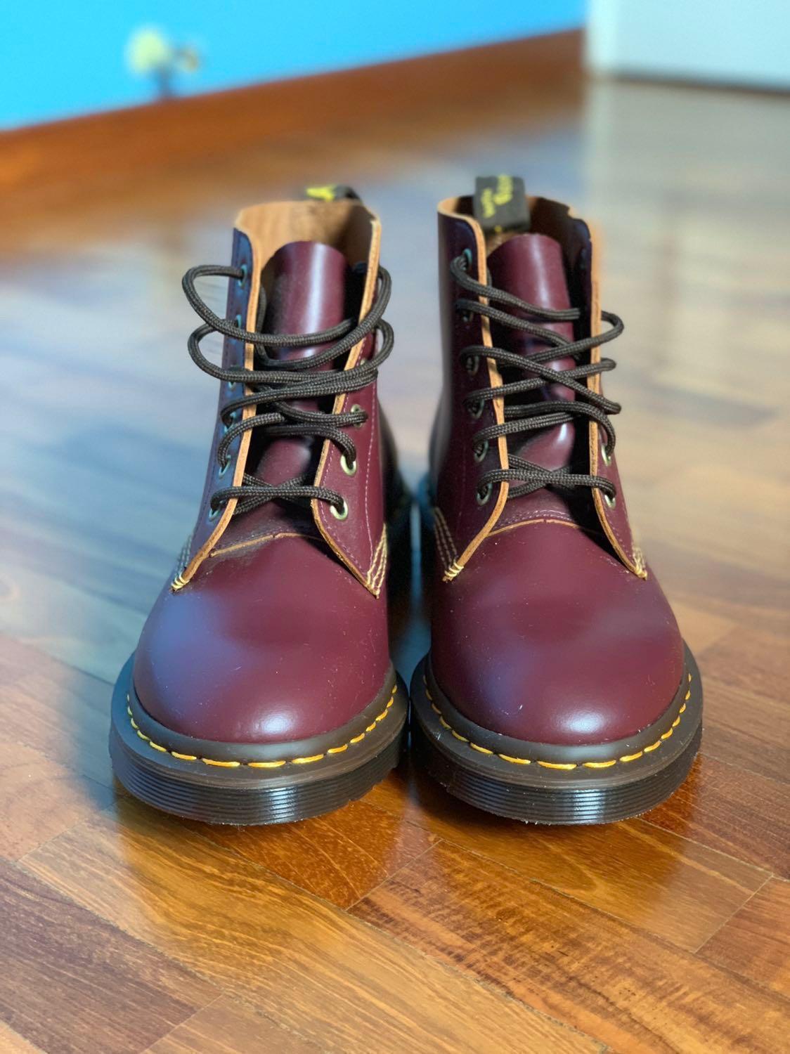 Dr martens 101 arc oxblood on sale