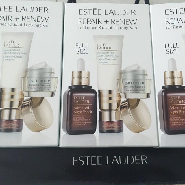 advanced night repair cleansing foam