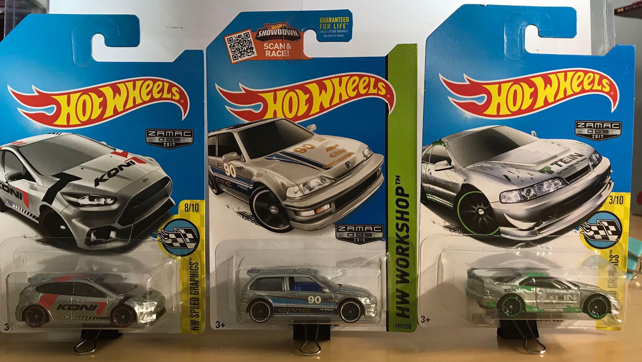Hot Wheels Zamac Honda Civic Ef Acura Integra Ford Focus 玩具 遊戲類 玩具 Carousell