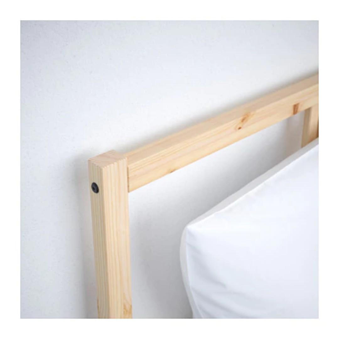 IKEA FJELLSE Queen Size Bed Frame With Luroy Slatted Base, Furniture