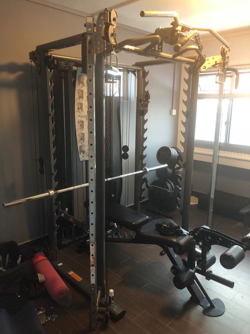 Inspire Gym Equipment with Squat Rack Olympic bar umpire Bench