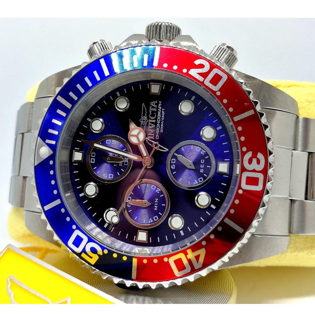 Invicta red and blue watch online