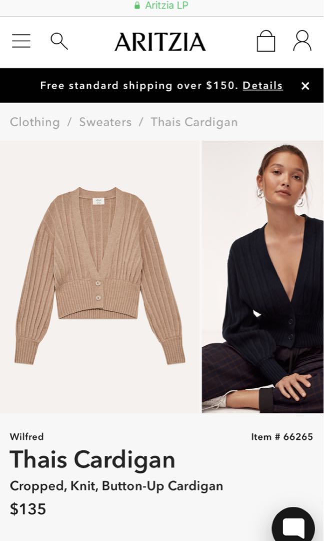 ISO Aritzia Wilfred thais cardigan Women s Fashion Clothes on