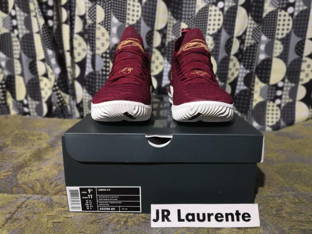 Lebron 16 burgundy best sale