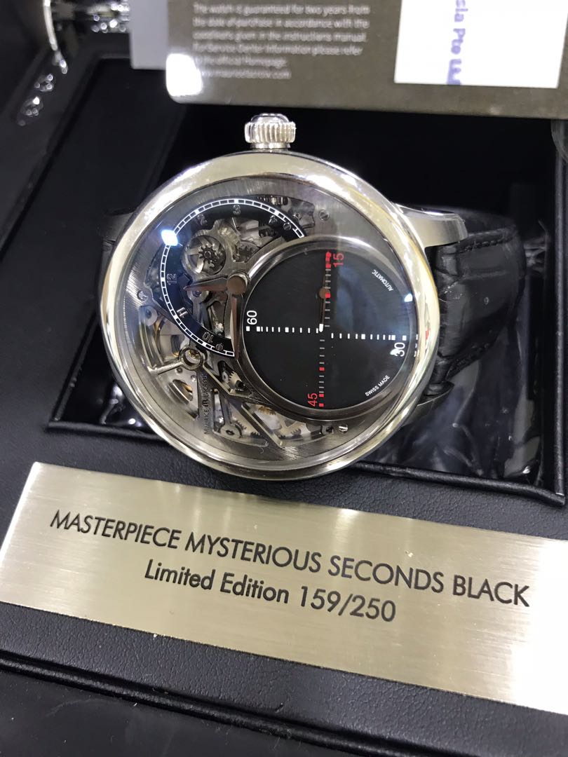 Maurice lacroix masterpiece mysterious seconds deals