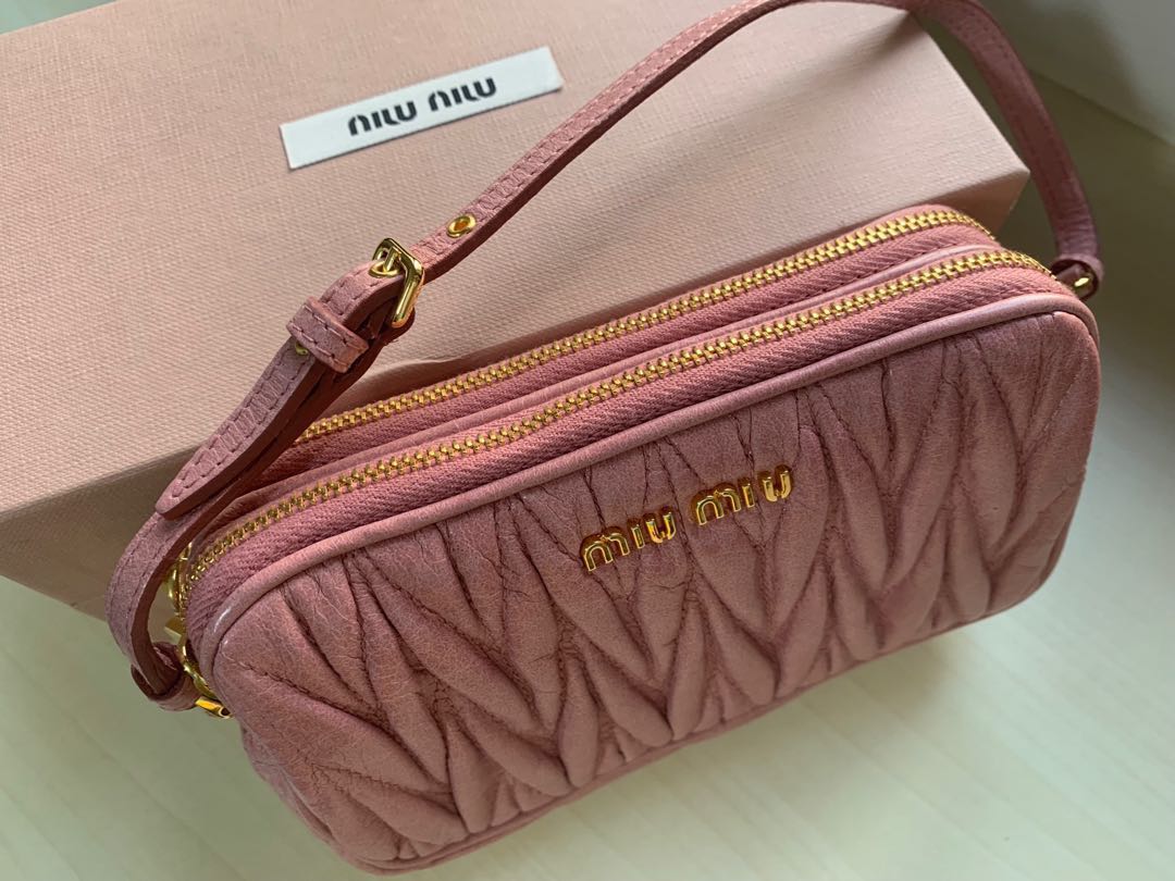 Miu miu on sale pouch bag