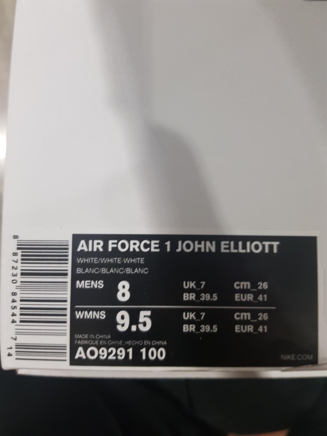 nike air force 1 x john elliott