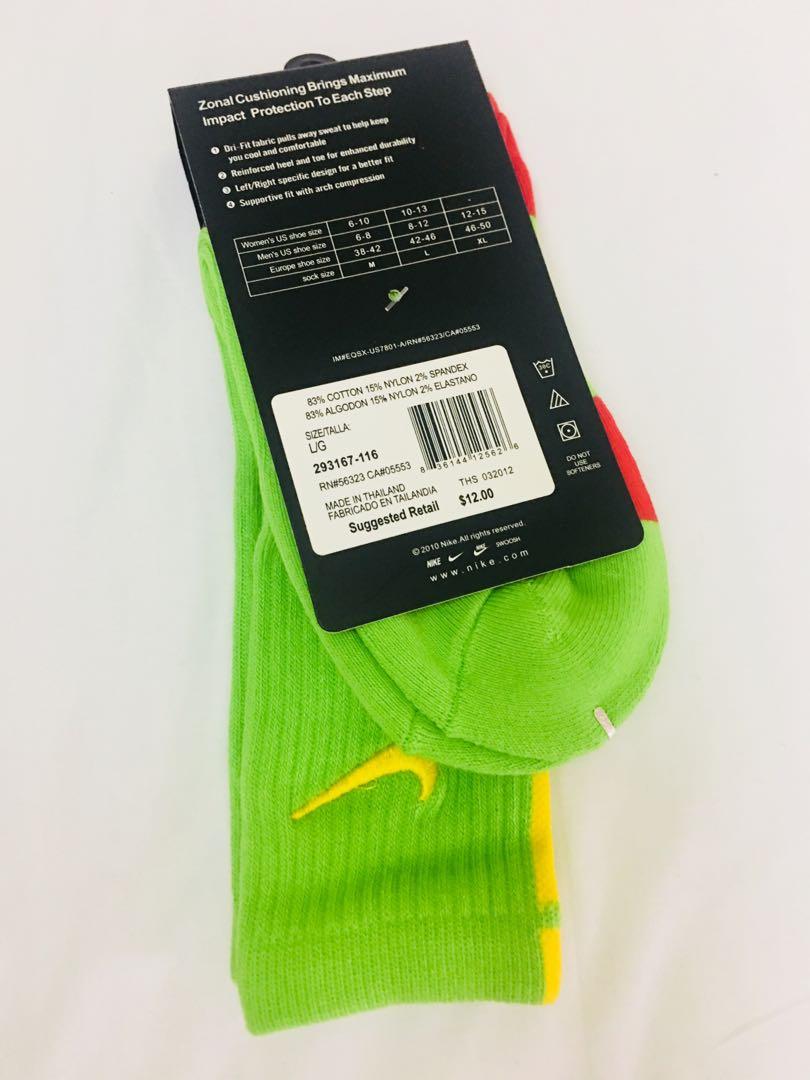 Nike Elite Basketball Socks Sports Athletic Sports Clothing On