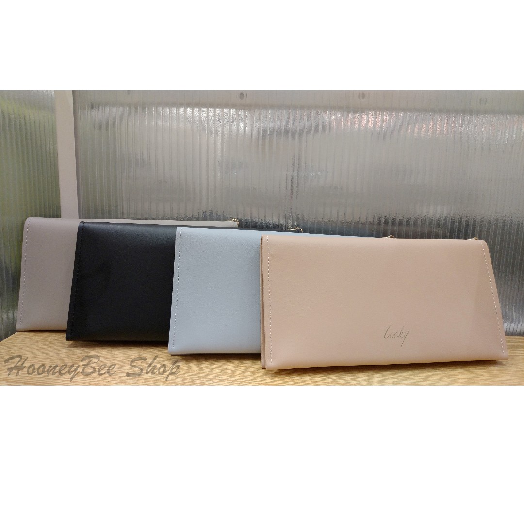 Original Miniso Dompet Panjang Lipat Wanita Lucky Miniso Fesyen Wanita Tas Dompet Di Carousell