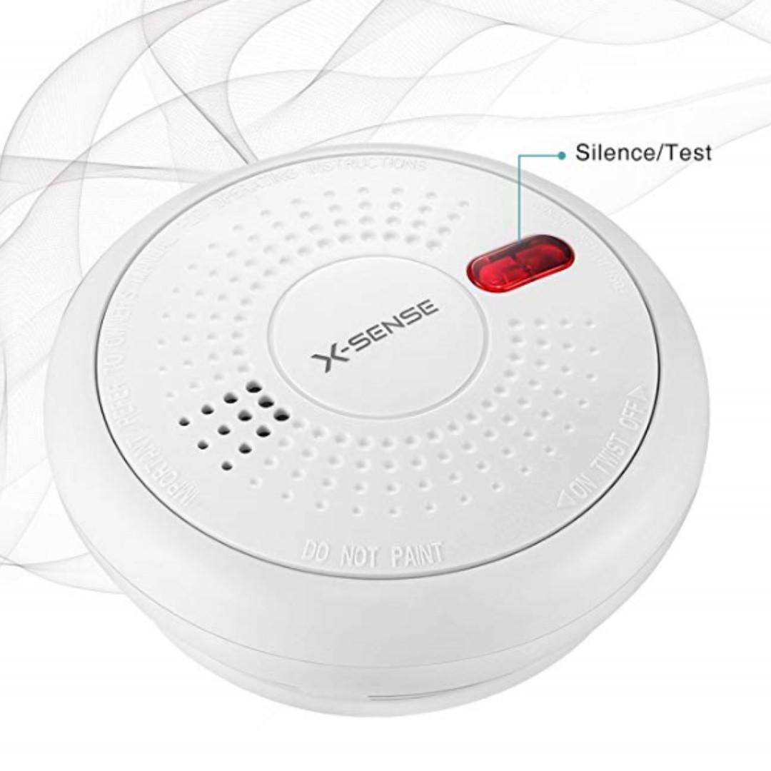 P9 X-Sense SD10F 10-Year Battery Smoke Alarm Fire Detector with Optical ...