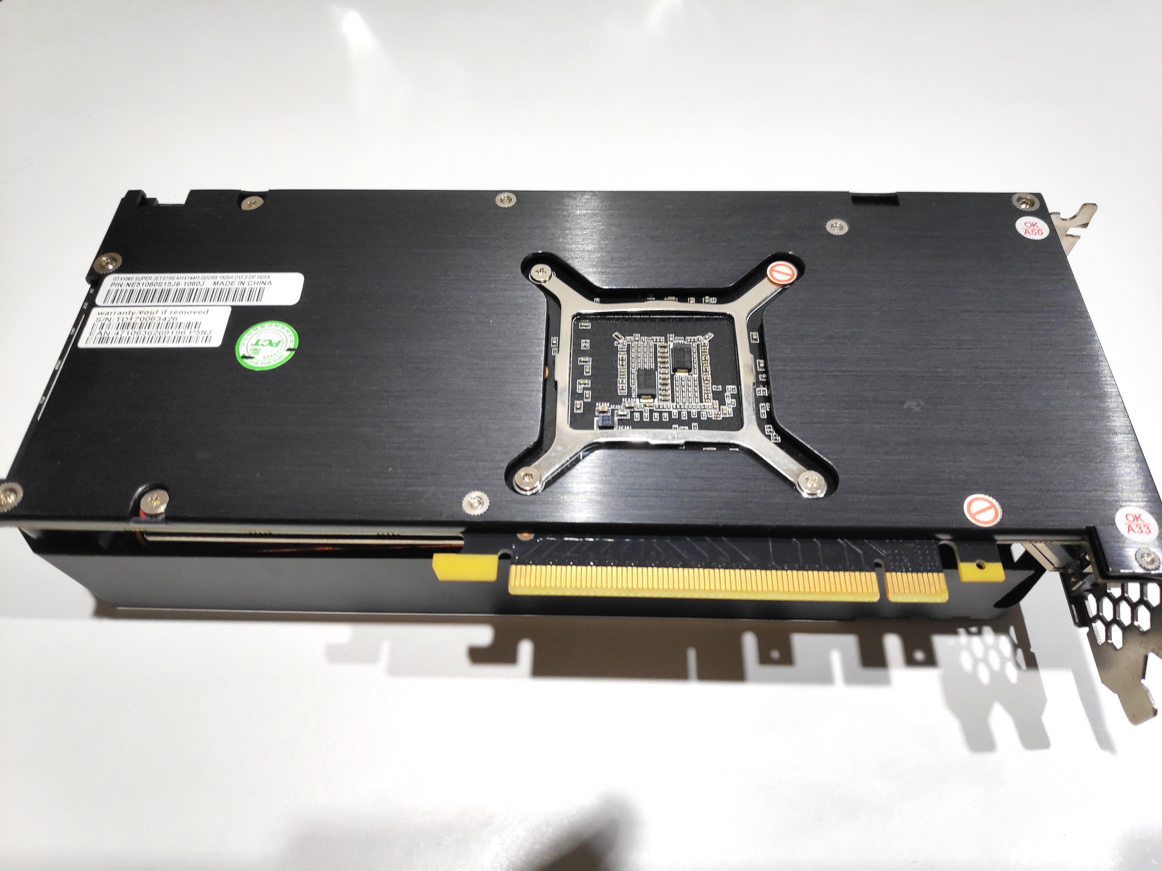 Palit gtx 1060 6gb Super Jetstream GPU gtx1060 6GDDR5, Computers & Tech ...