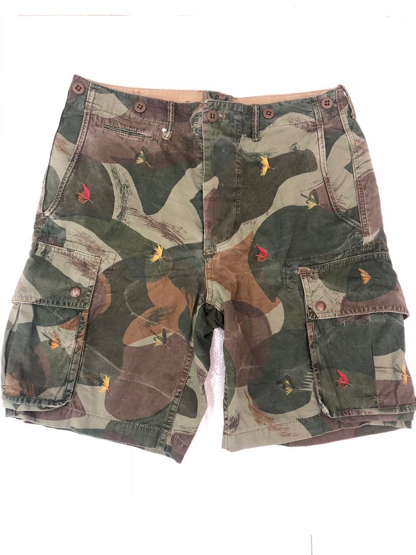 polo camo cargo shorts