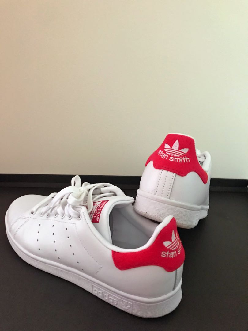 adidas stan smith red white
