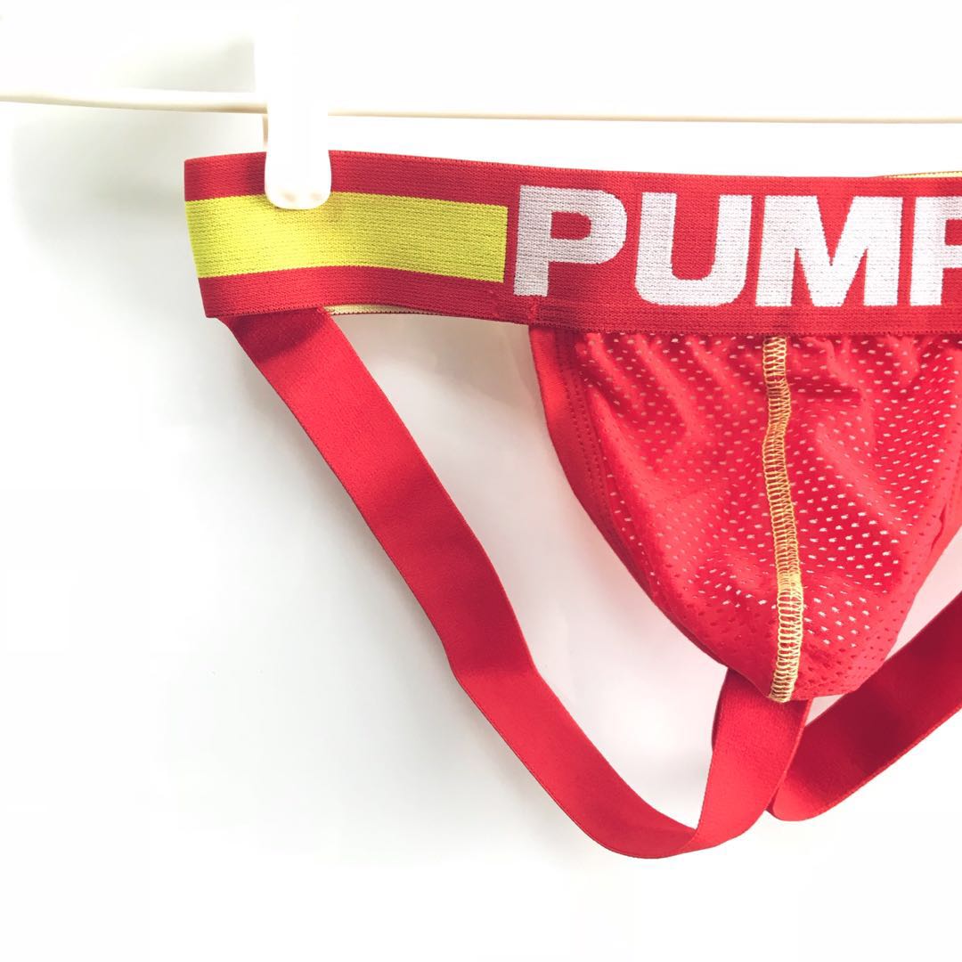 Pump Jockstrap Red, Men's Fashion, Bottoms, New Underwear on Carousell