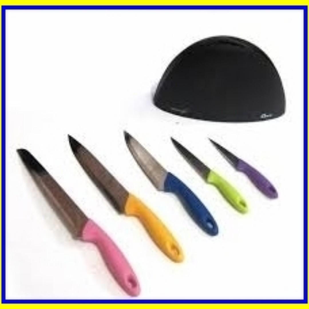 Rainbow Knife Set Oxone Ox 606 Perabotan Rumah Di Carousell