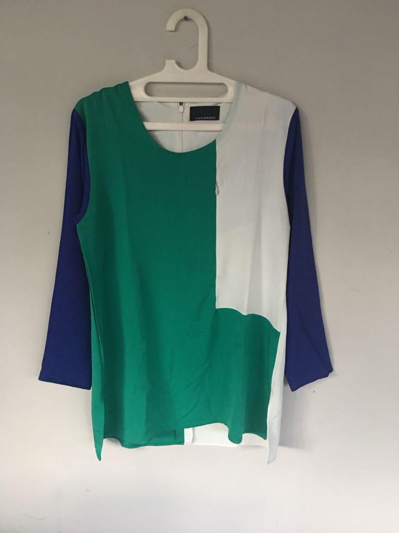 Reprice Atasan Polos Kombinasi Original By Novierock Local Brand Fesyen Wanita Pakaian Wanita Atasan Di Carousell