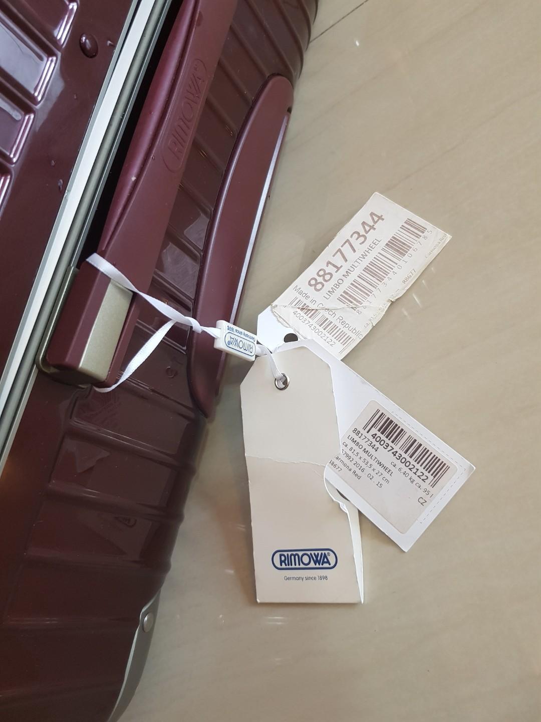 Rimowa limbo largest size 95 litres, Hobbies & Toys, Travel, Luggage on