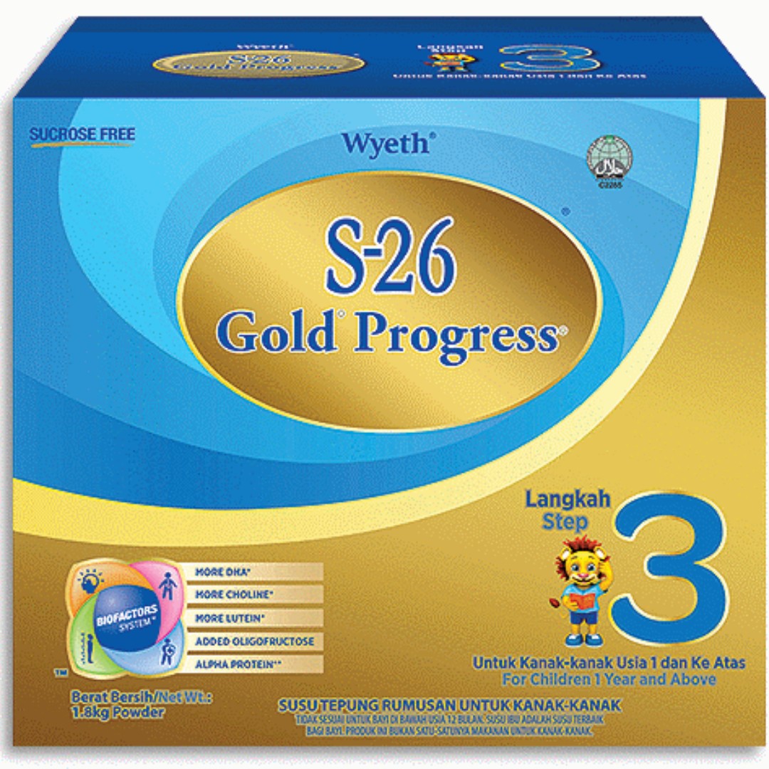 S26 STAGE 3 PROGRESS GOLD 1.8KG, Babies & Kids, Nursing & Feeding ...