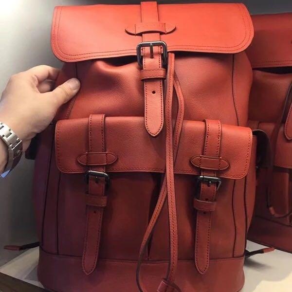 leather backpack singapore
