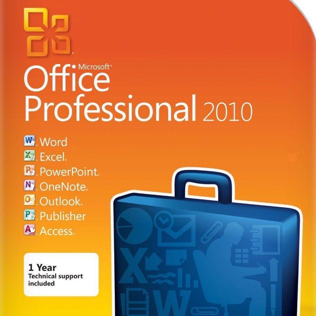 Sealed & Genuine Microsoft Office 2010 Professional (Box Version ...